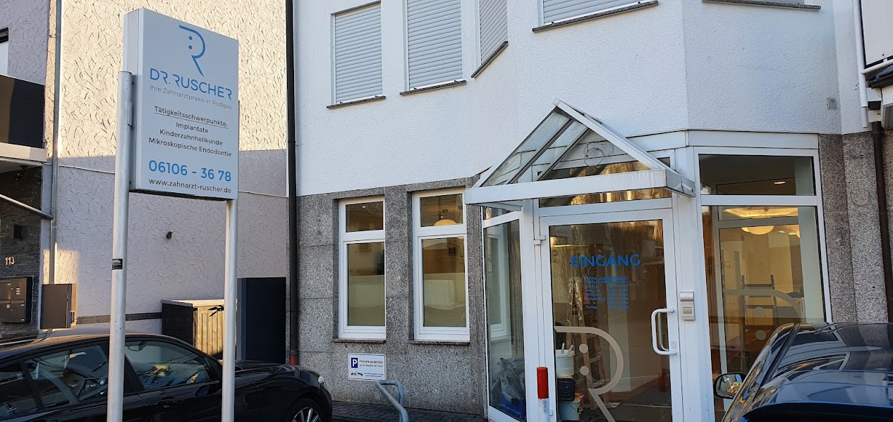Außenansicht der Zahnarztpraxis Dr. Ruscher
